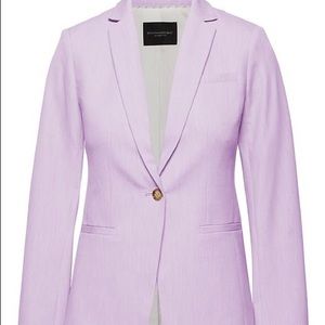 Banana Republic Lavender Italian Wool Blazer
